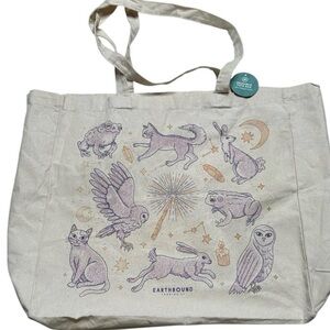 EARTHBOUND Lavender & Gold Celestial Animal Tote